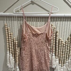 Sam Edelman Light pink spaghetti strap dress.